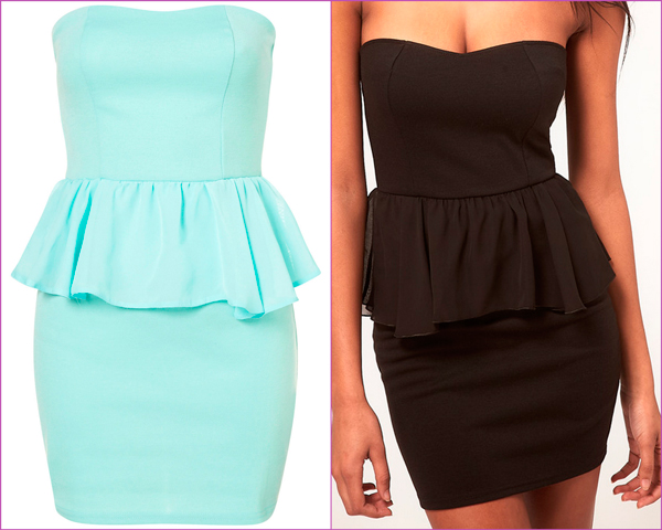 peplum dress mint peplum dress black peplum dress