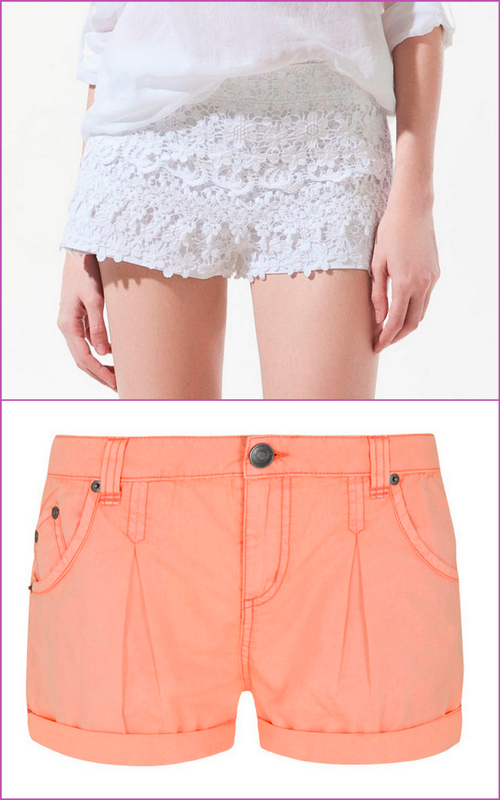 shorts "crochet short" "coral short"