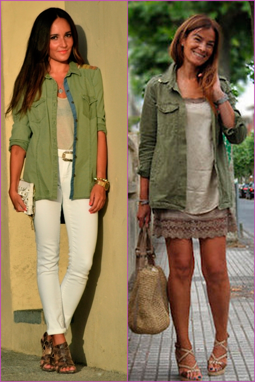 blusa-verde militar - military blouse