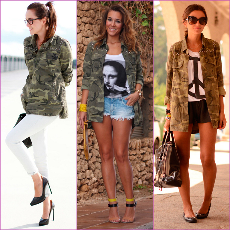zara camouflage jacket - chaqueta camuflaje Zara chaqueta militar