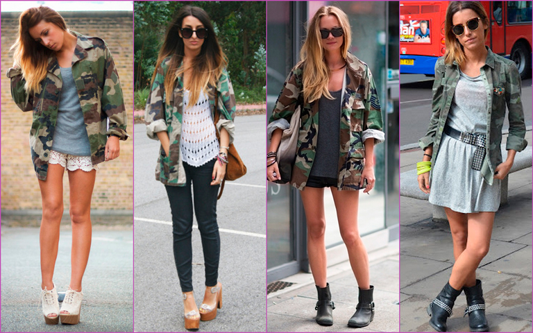 camouflage jacket - chaqueta militar