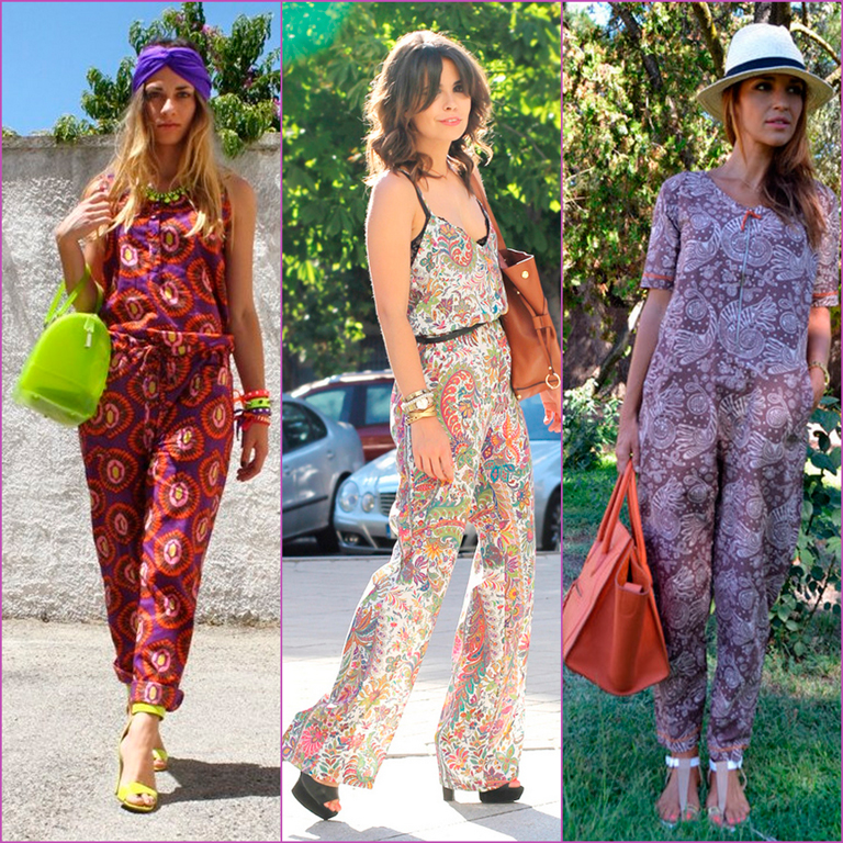 monos estampados printed jumpsuits
